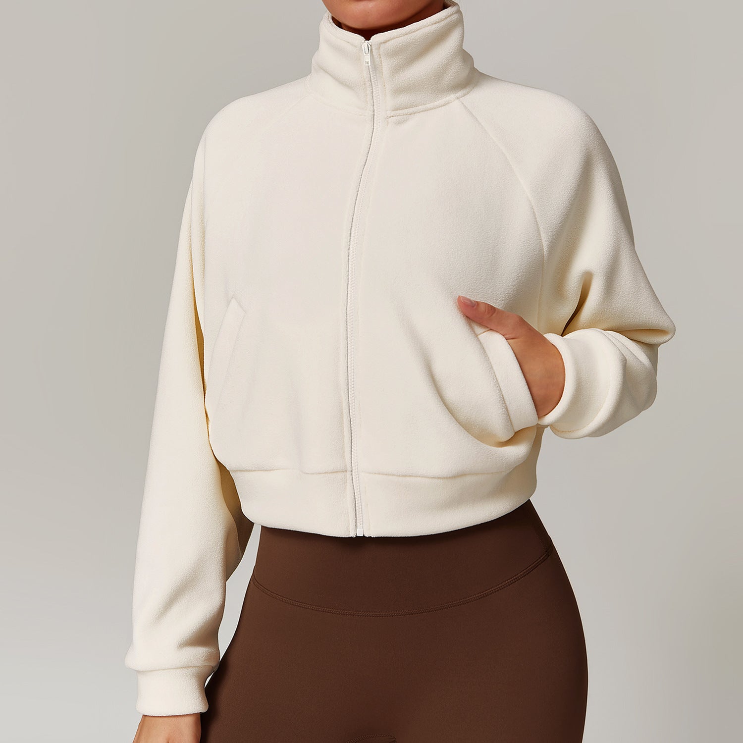 Cozy fleece jacket