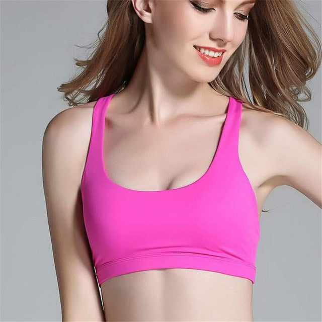Women Cross Back Sports Bra