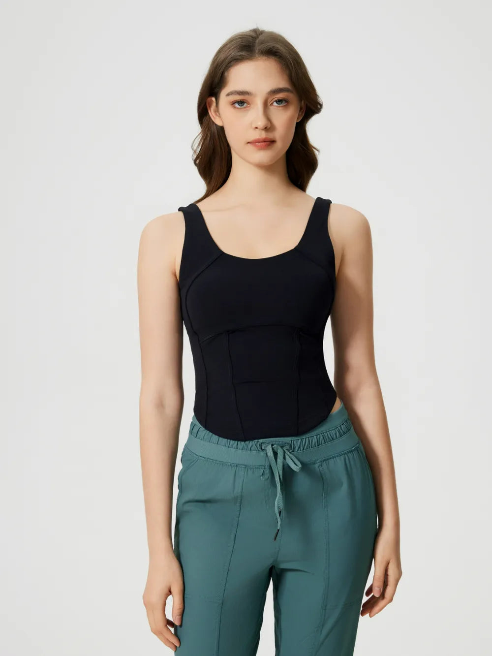 Corset style tank top
