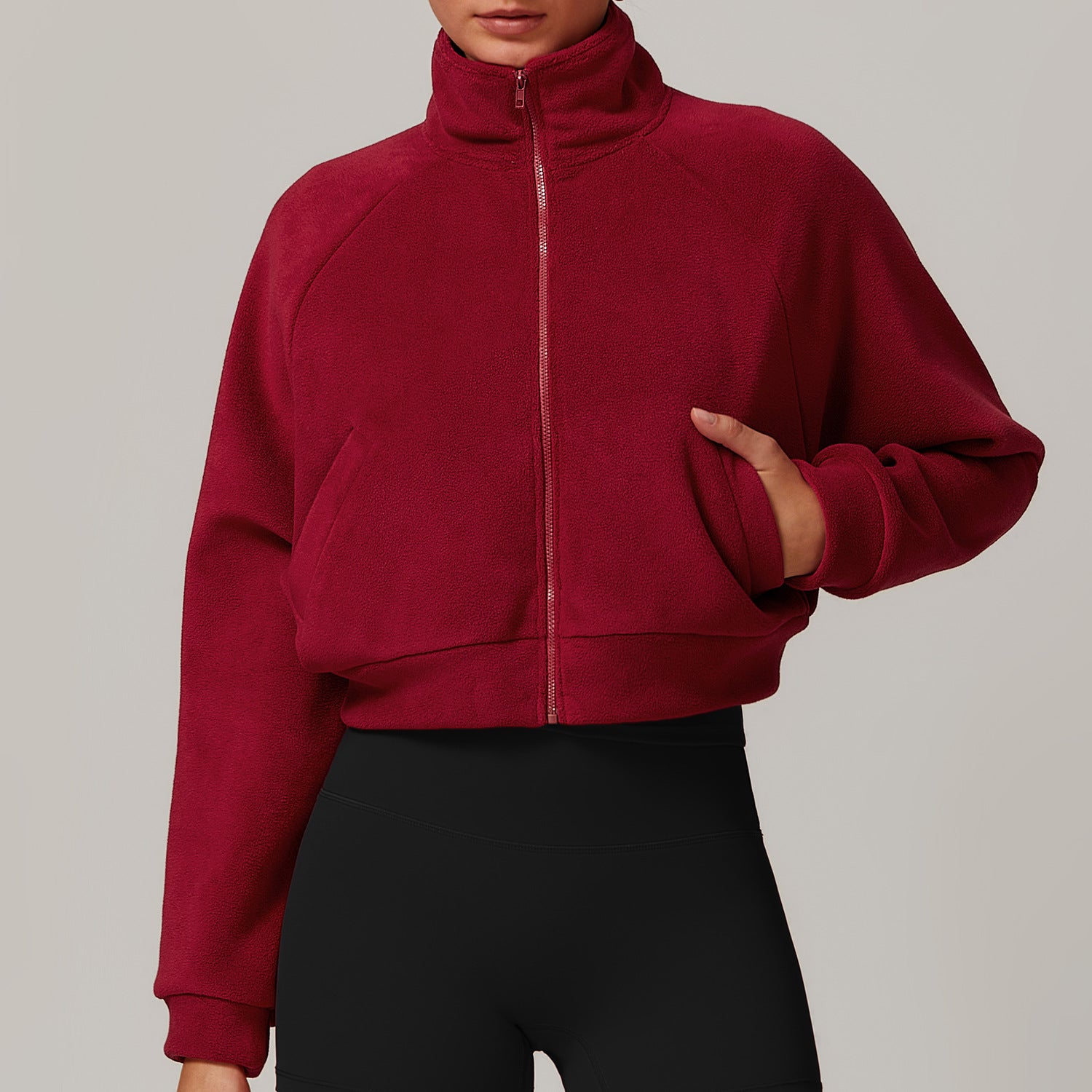 Cozy fleece jacket