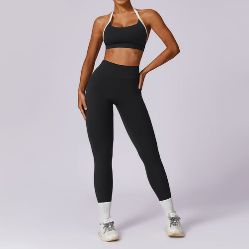 Color blocked set
