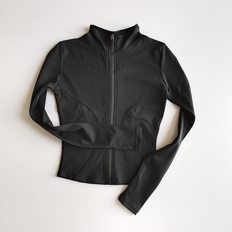 Fitted zip up jacket