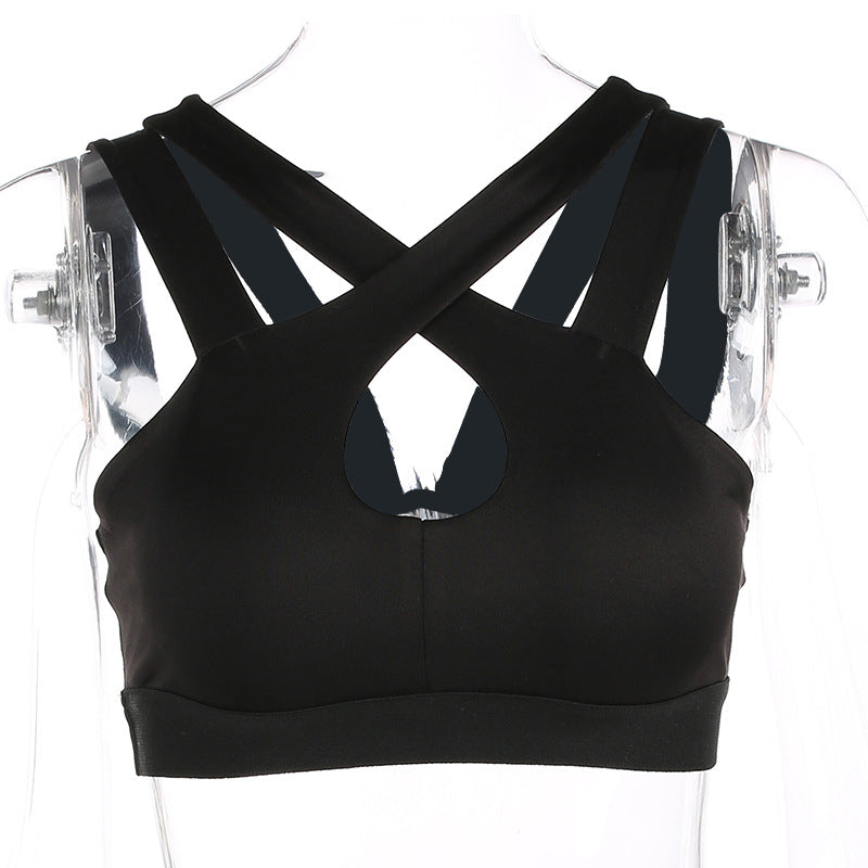 Cross Front Sports Bra