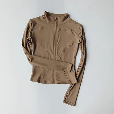 Fitted zip up jacket