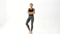 Cross Front Camouflage Seamless Sports Bra