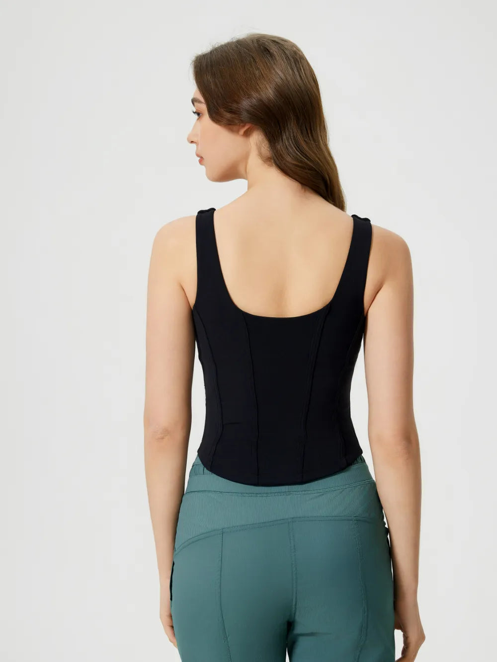 Corset style tank top