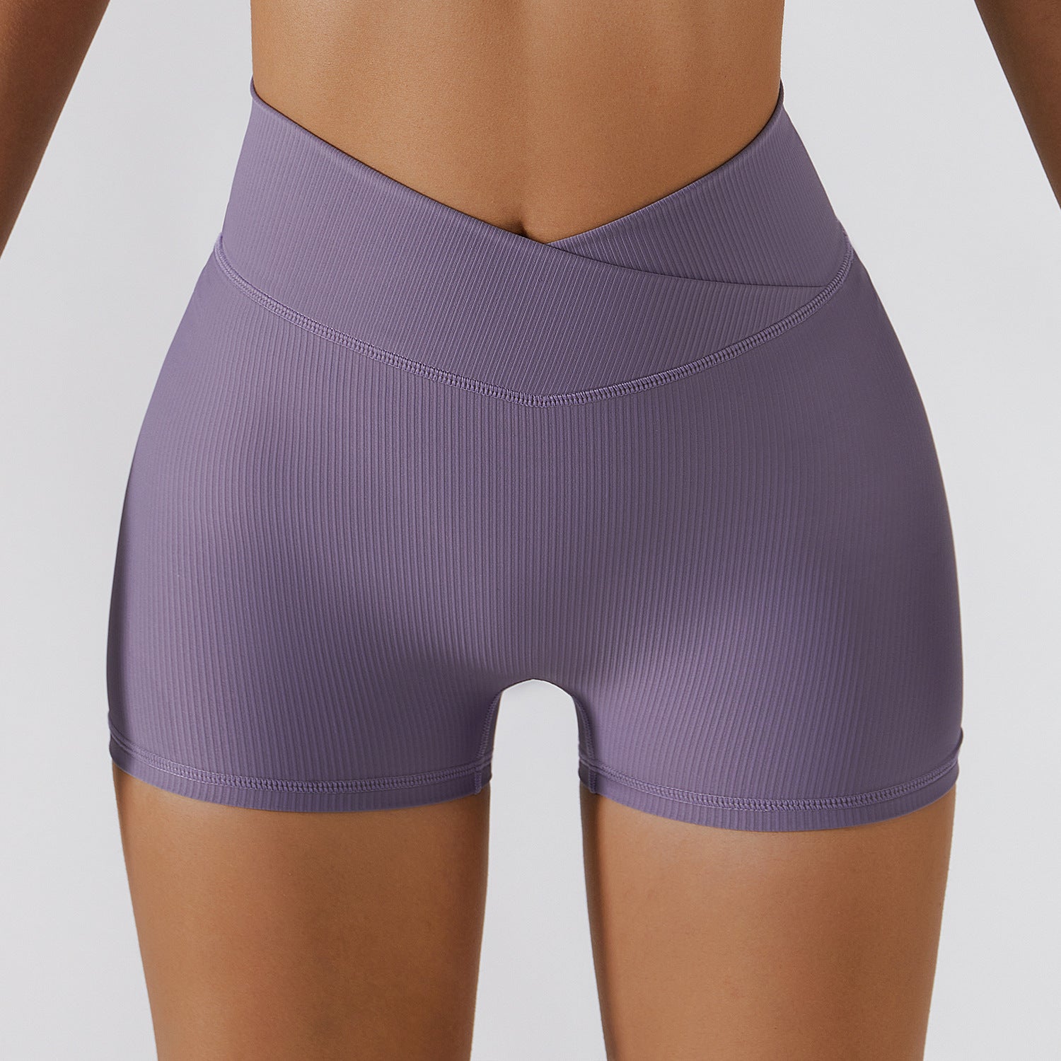 New Anti-Glare Yoga Shorts Stretch Running Fitness Shorts Sports Tights Breathable Quick-Drying Shorts