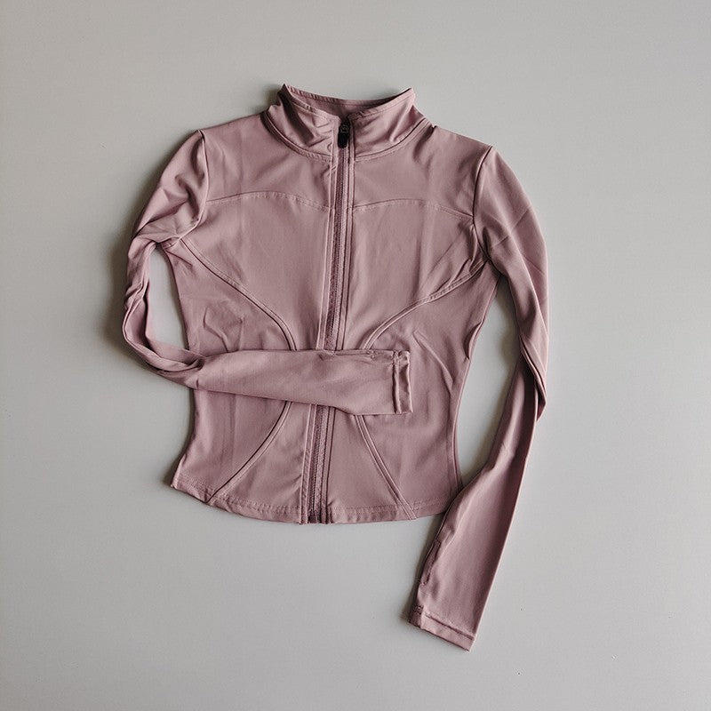 Fitted zip up jacket