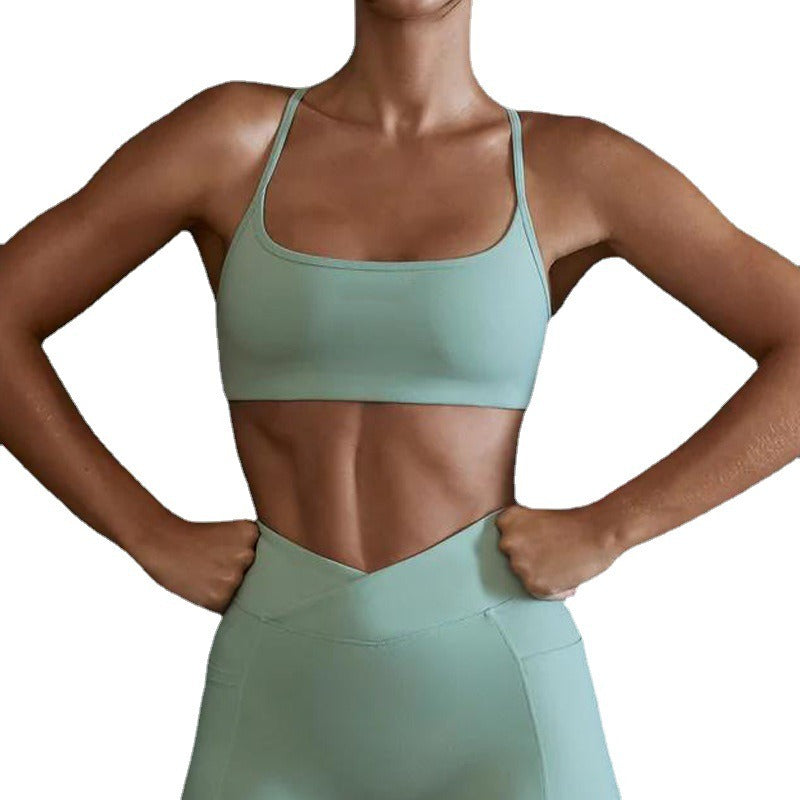 Open Back Sports Bra