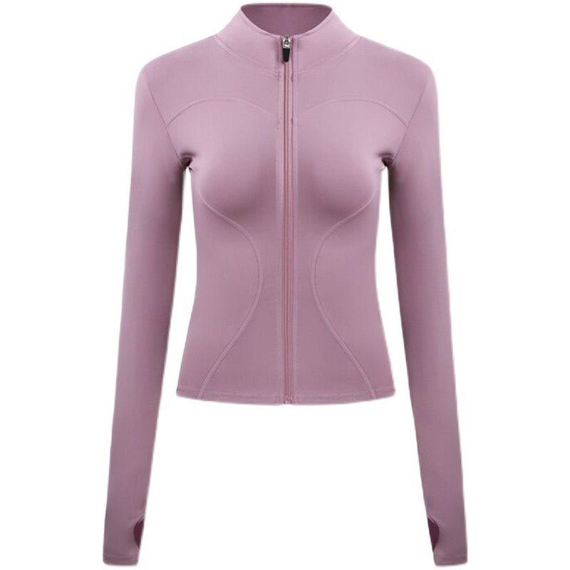 Fitted zip up jacket
