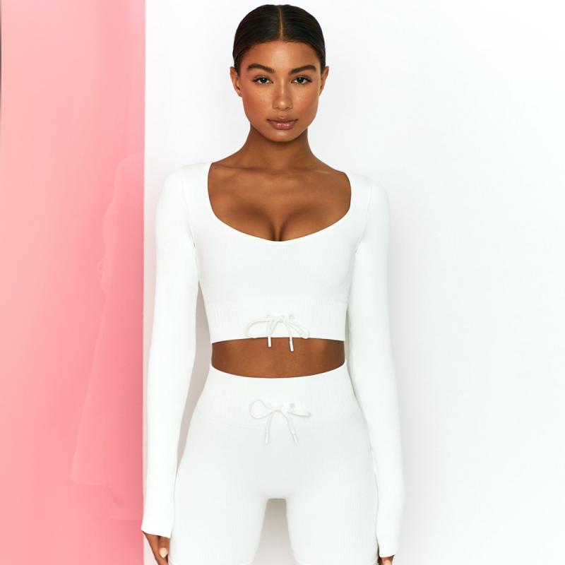 High Waist Seamless Yoga Set Women Two Piece