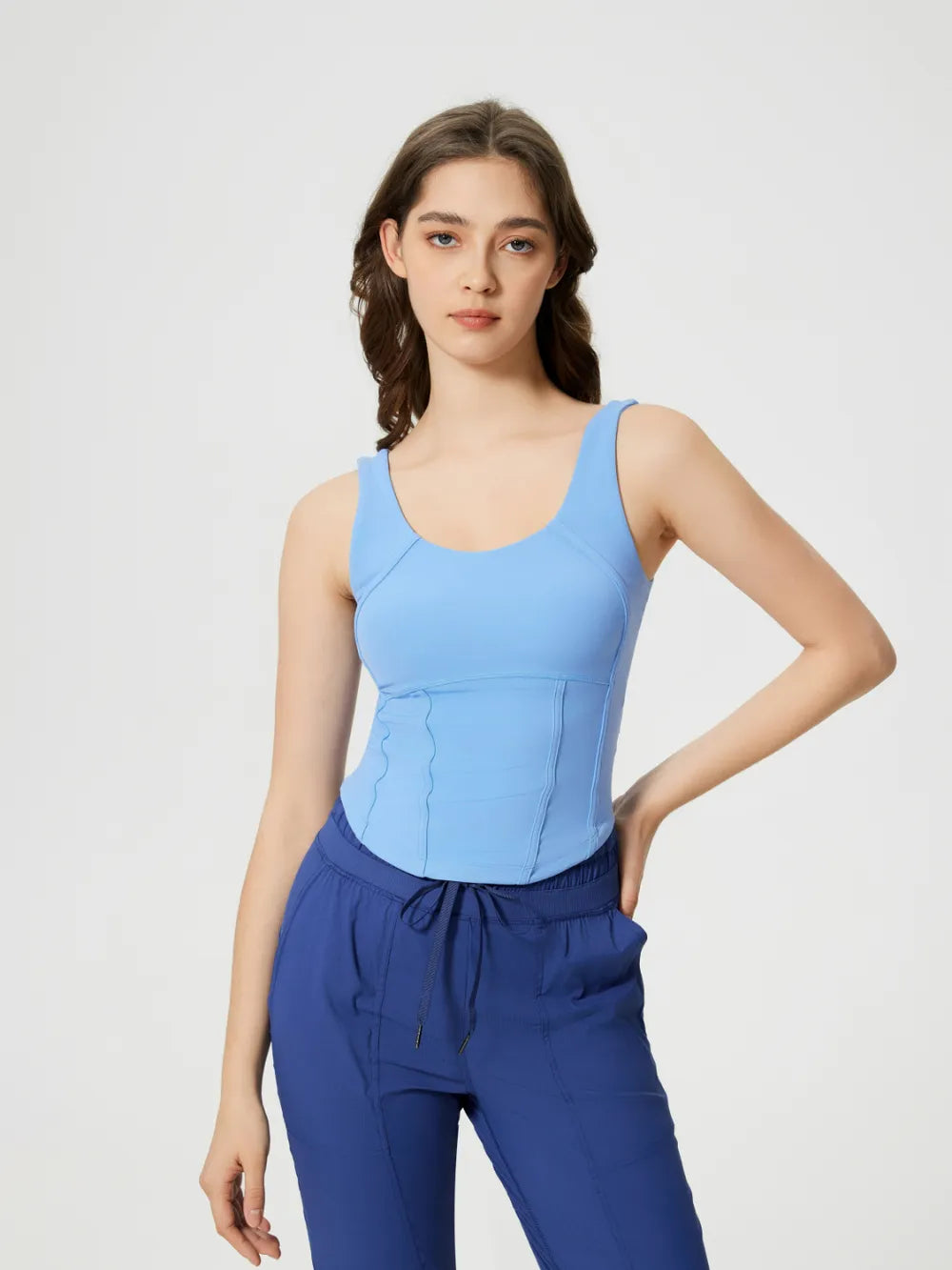 Corset style tank top