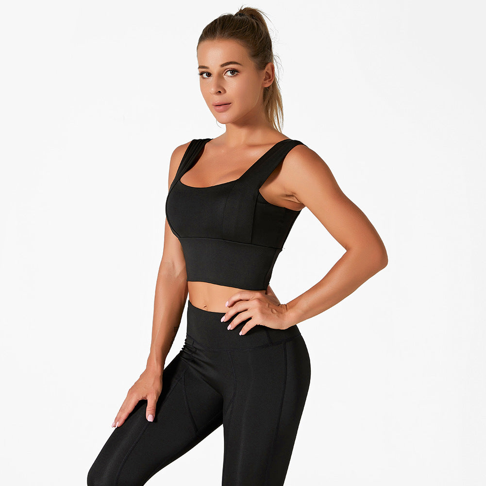 Sports Bra and leggings set Sweat wicking Quick drying
