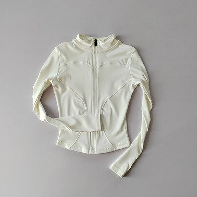 Fitted zip up jacket