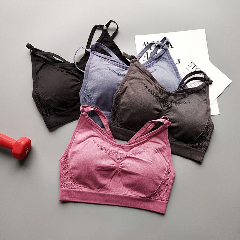 Cutout Design Sports Bra