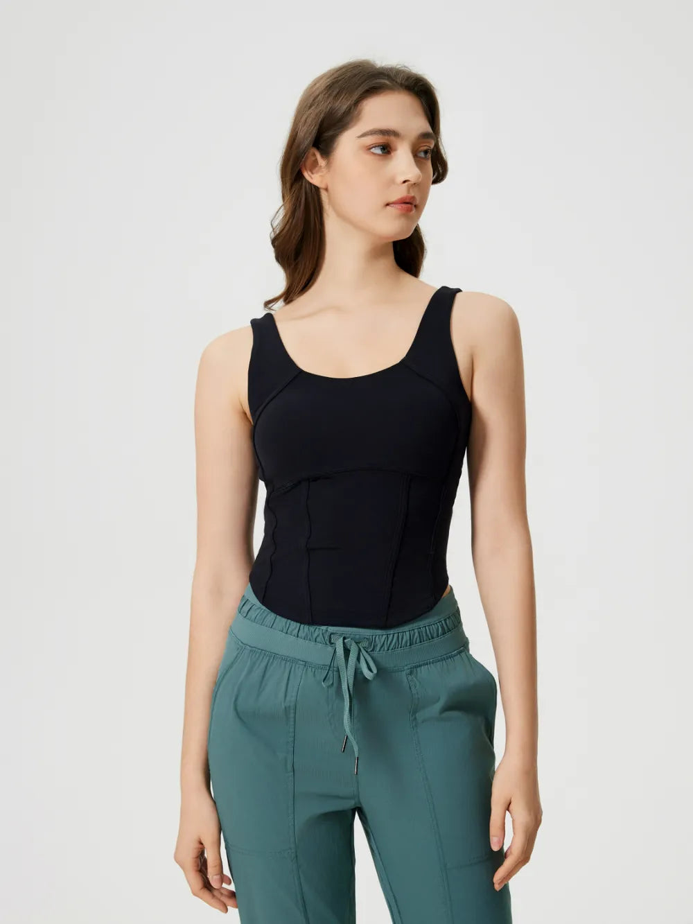 Corset style tank top