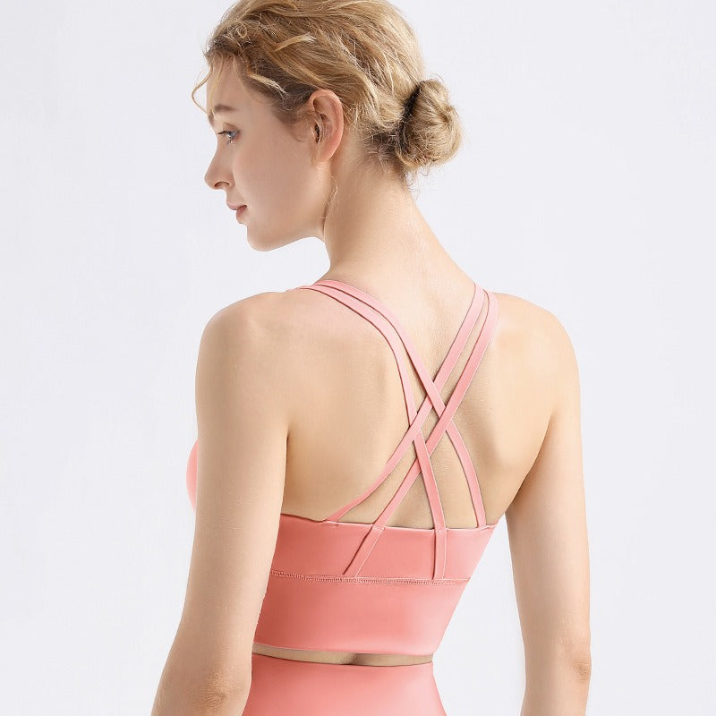 Cross Back Sports Bra