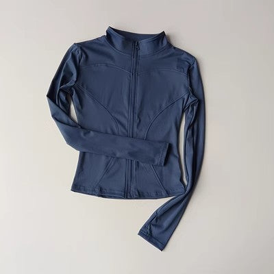 Fitted zip up jacket