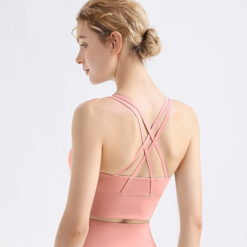 Cross Back Sports Bra