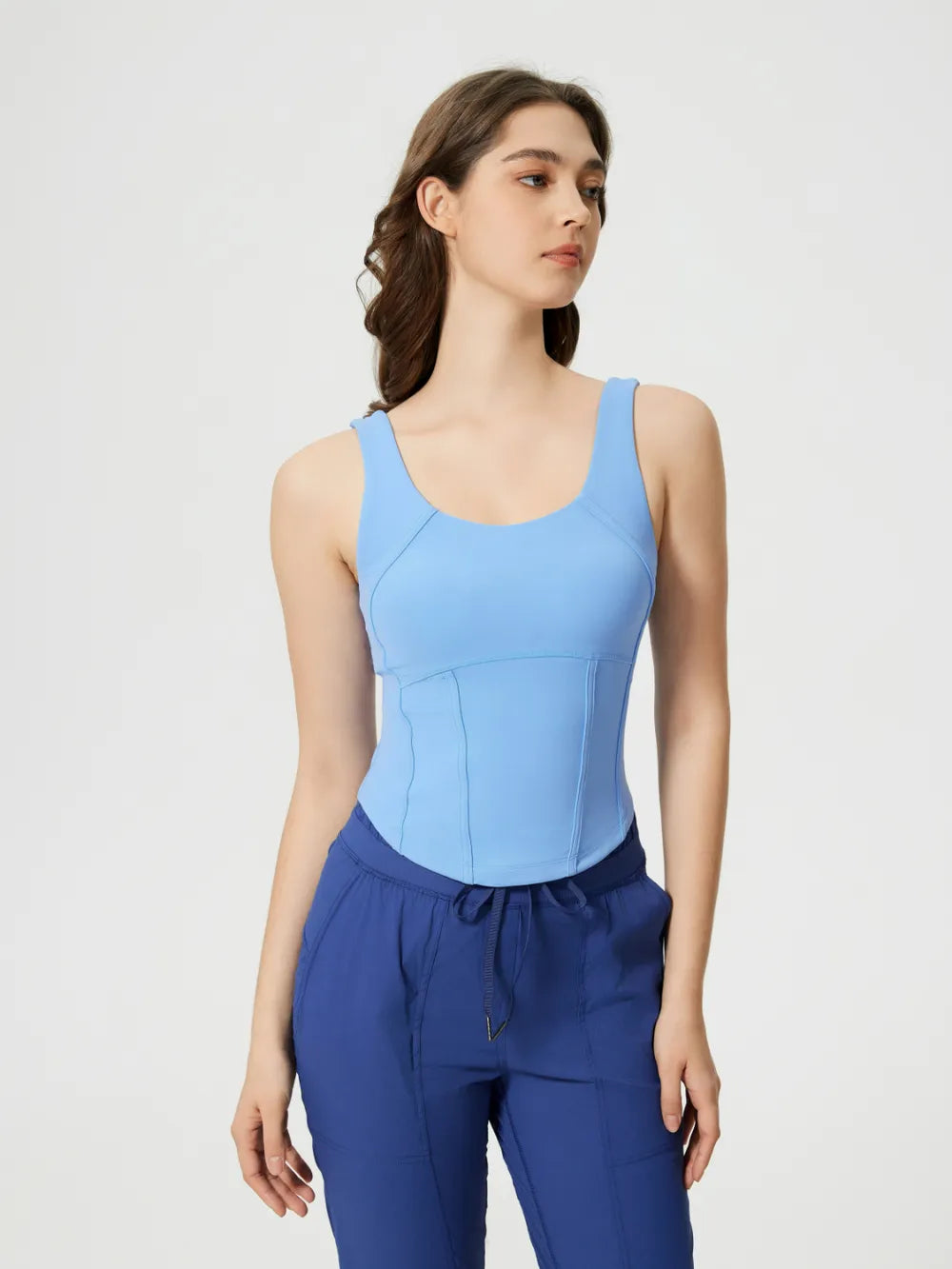 Corset style tank top