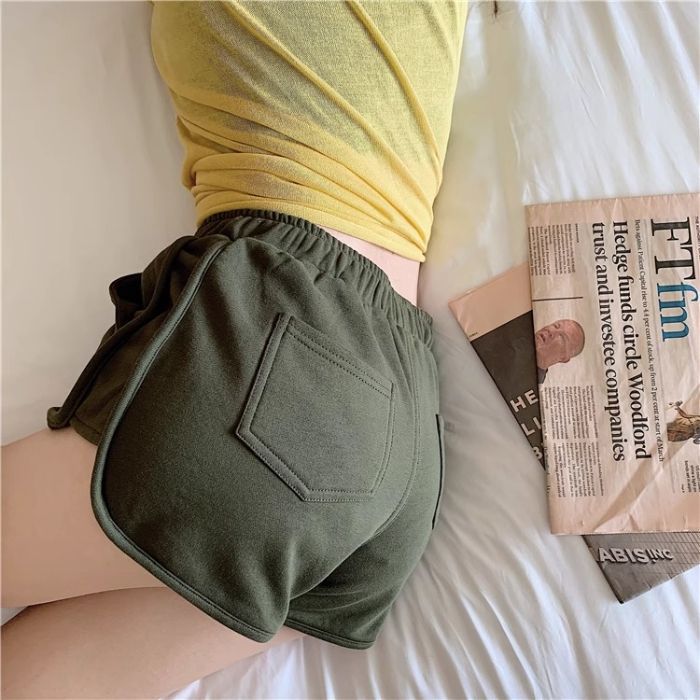Loose and Slimming Hot Pants for Women, Version Multi-Color Casual Home Sports Yoga Shorts