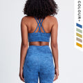 Matching set cross back bra and pocket leggings
