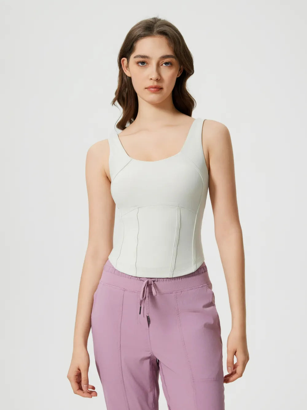 Corset style tank top