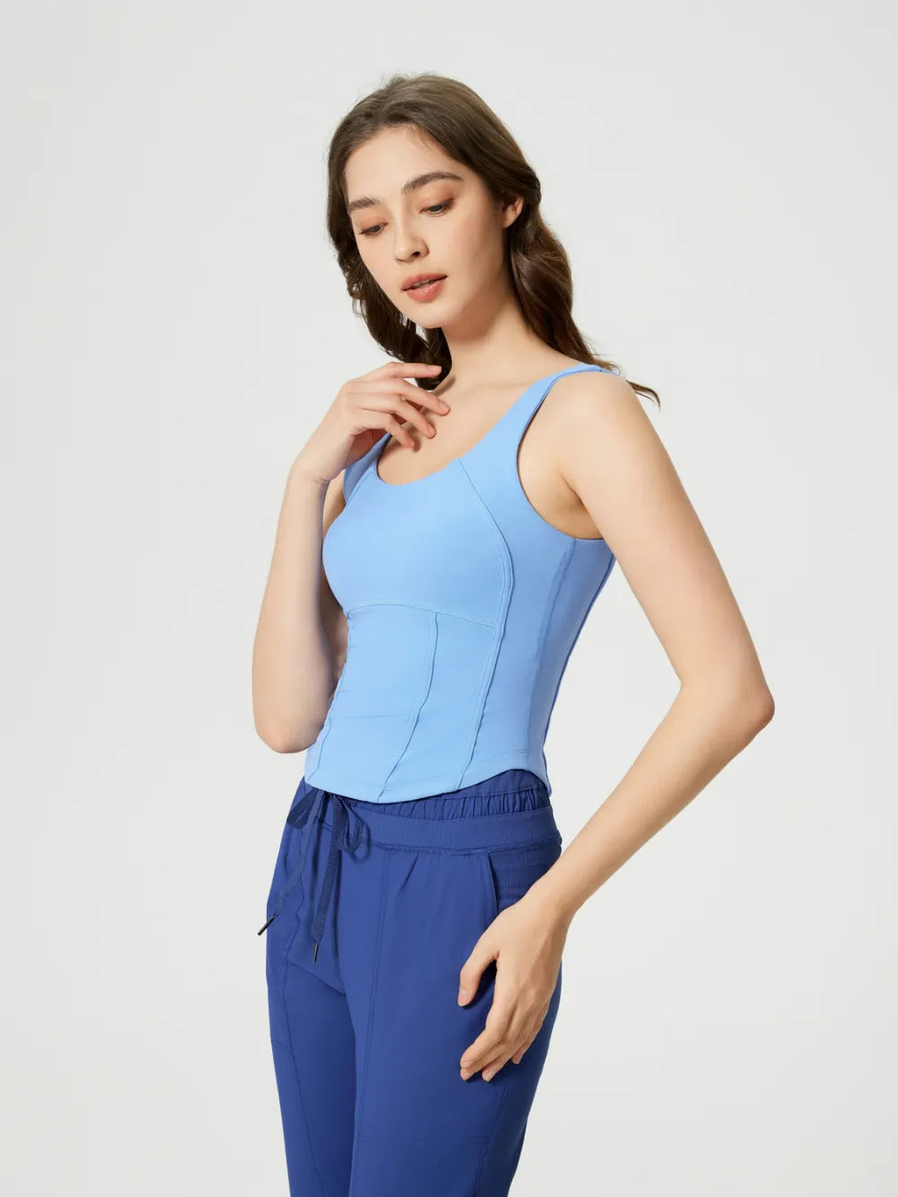 Corset style tank top