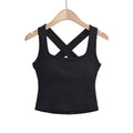Cross Back Long Line Sports Bra