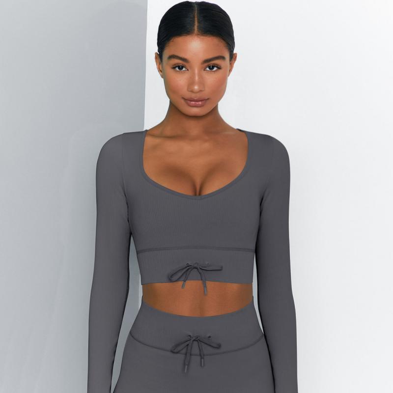 High Waist Seamless Yoga Set Women Two Piece