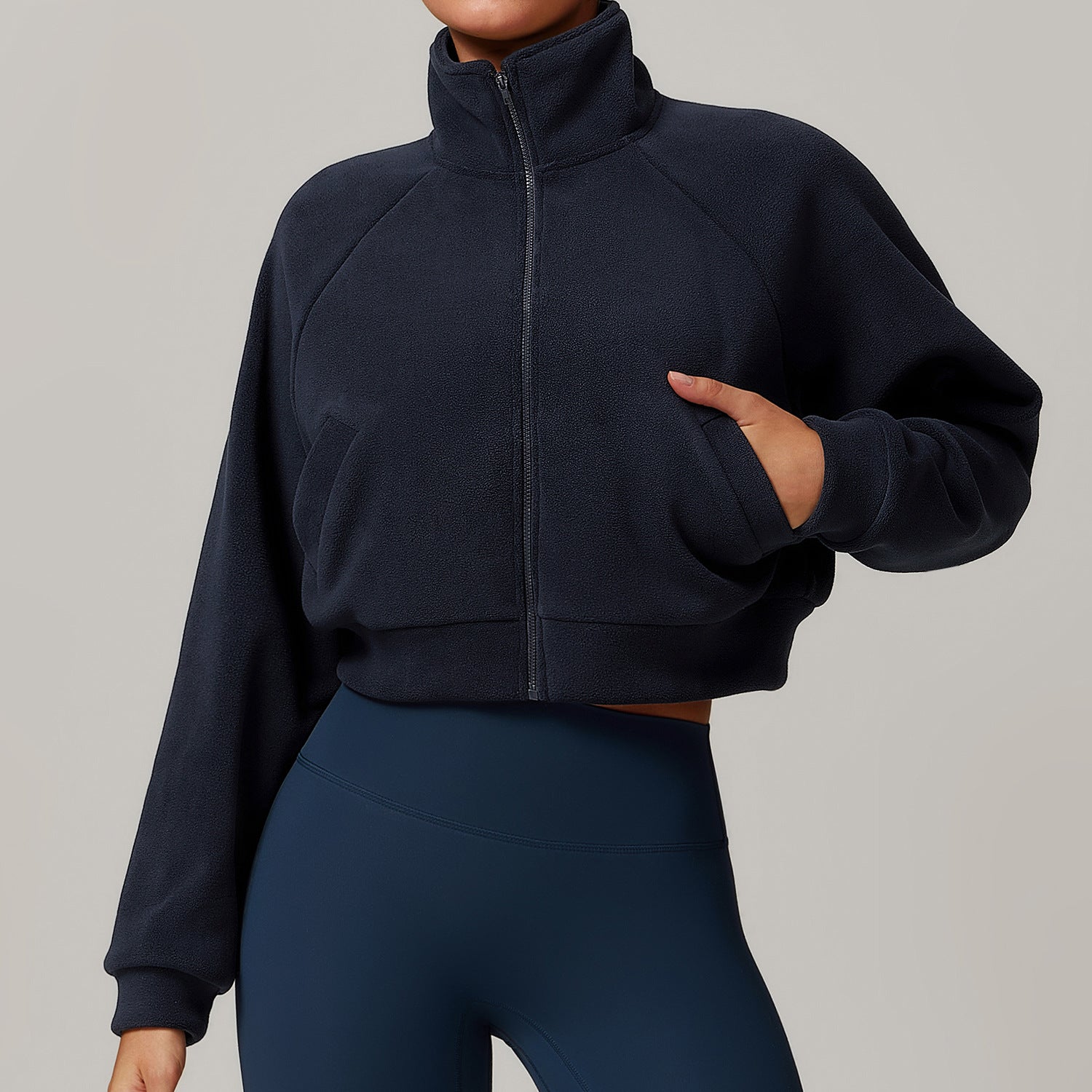 Cozy fleece jacket