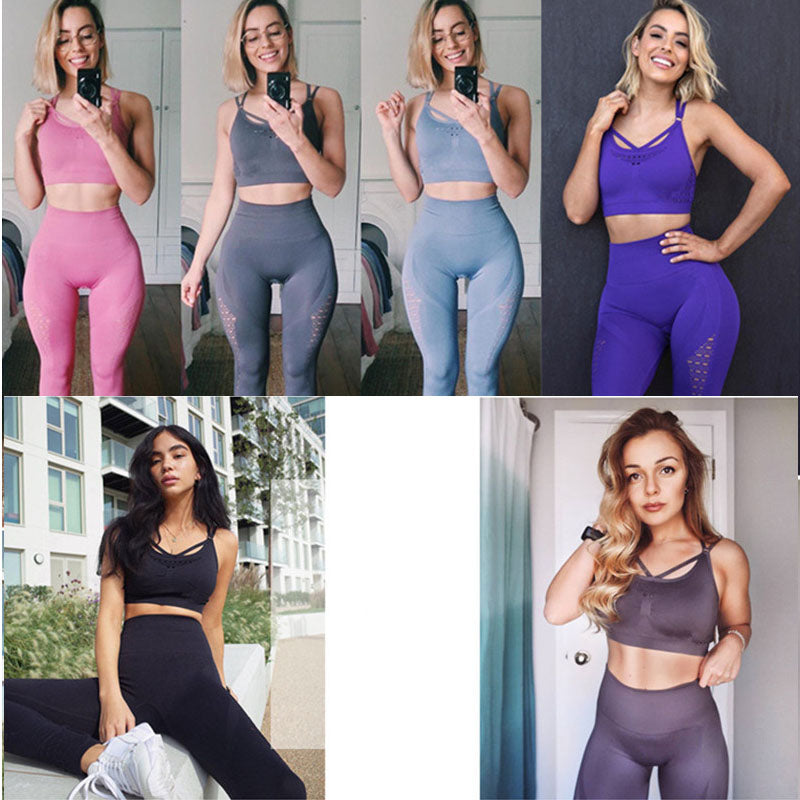 Cutout Design Sports Bra