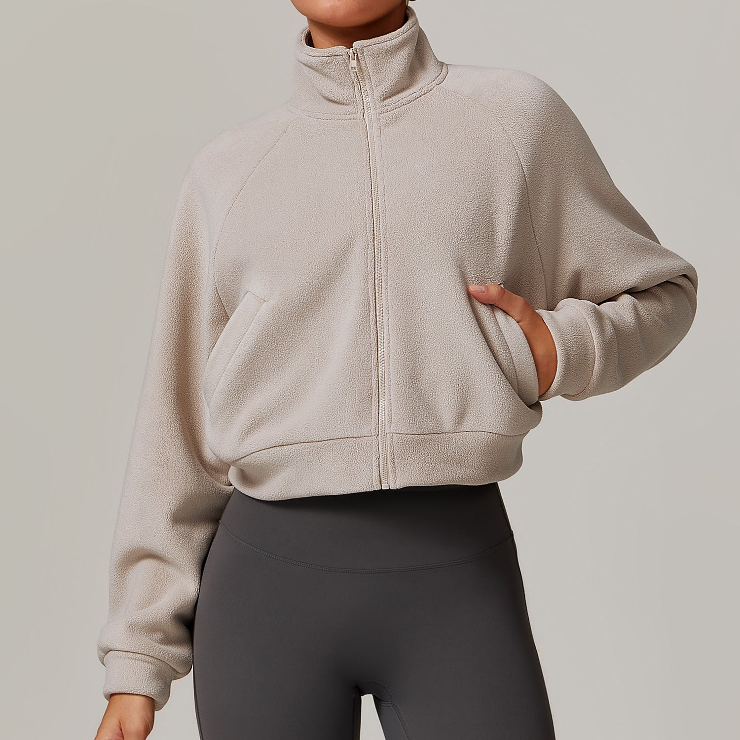 Cozy fleece jacket