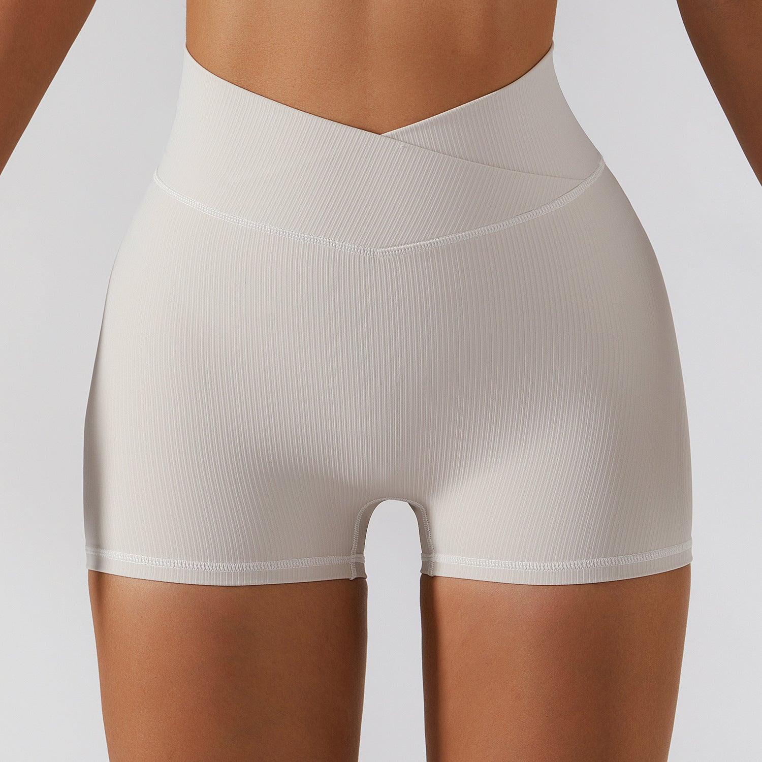 New Anti-Glare Yoga Shorts Stretch Running Fitness Shorts Sports Tights Breathable Quick-Drying Shorts