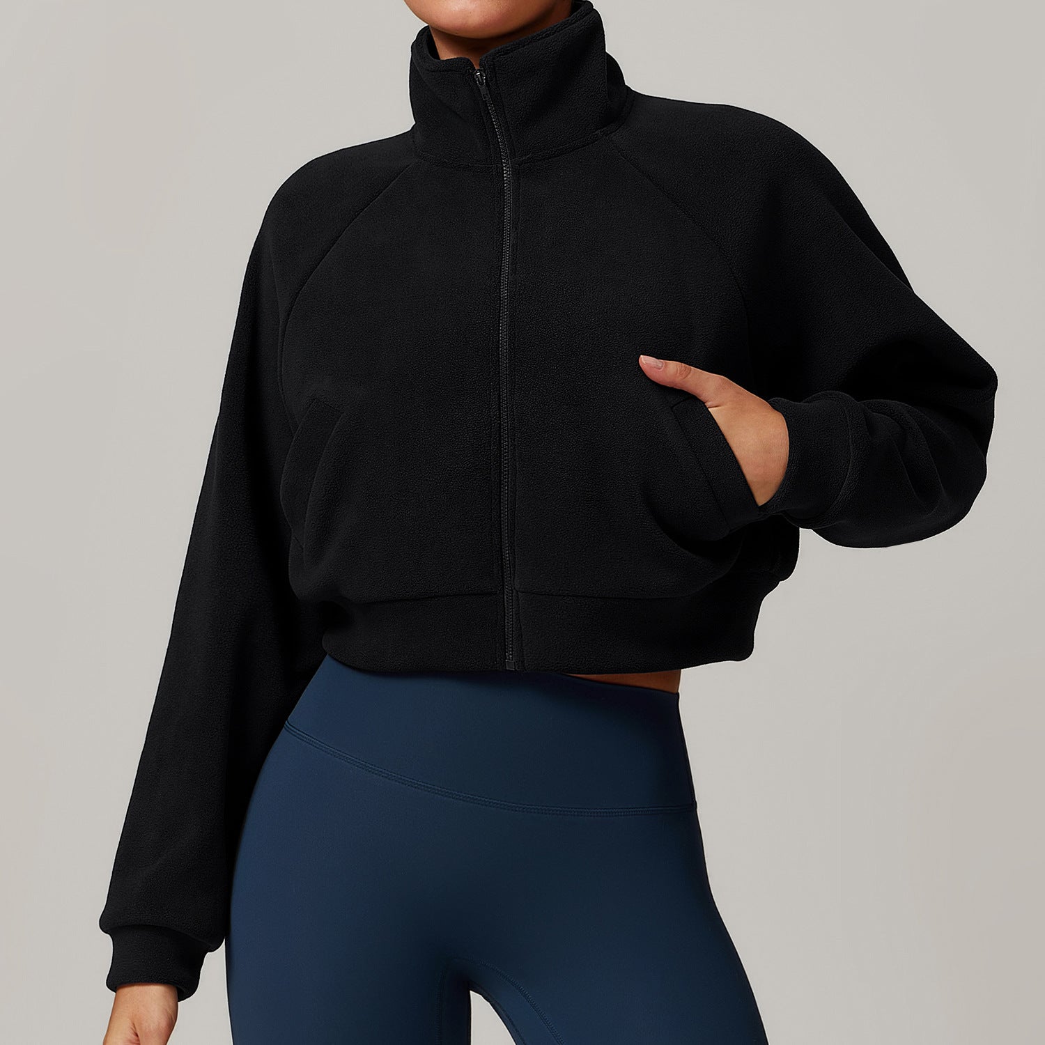 Cozy fleece jacket