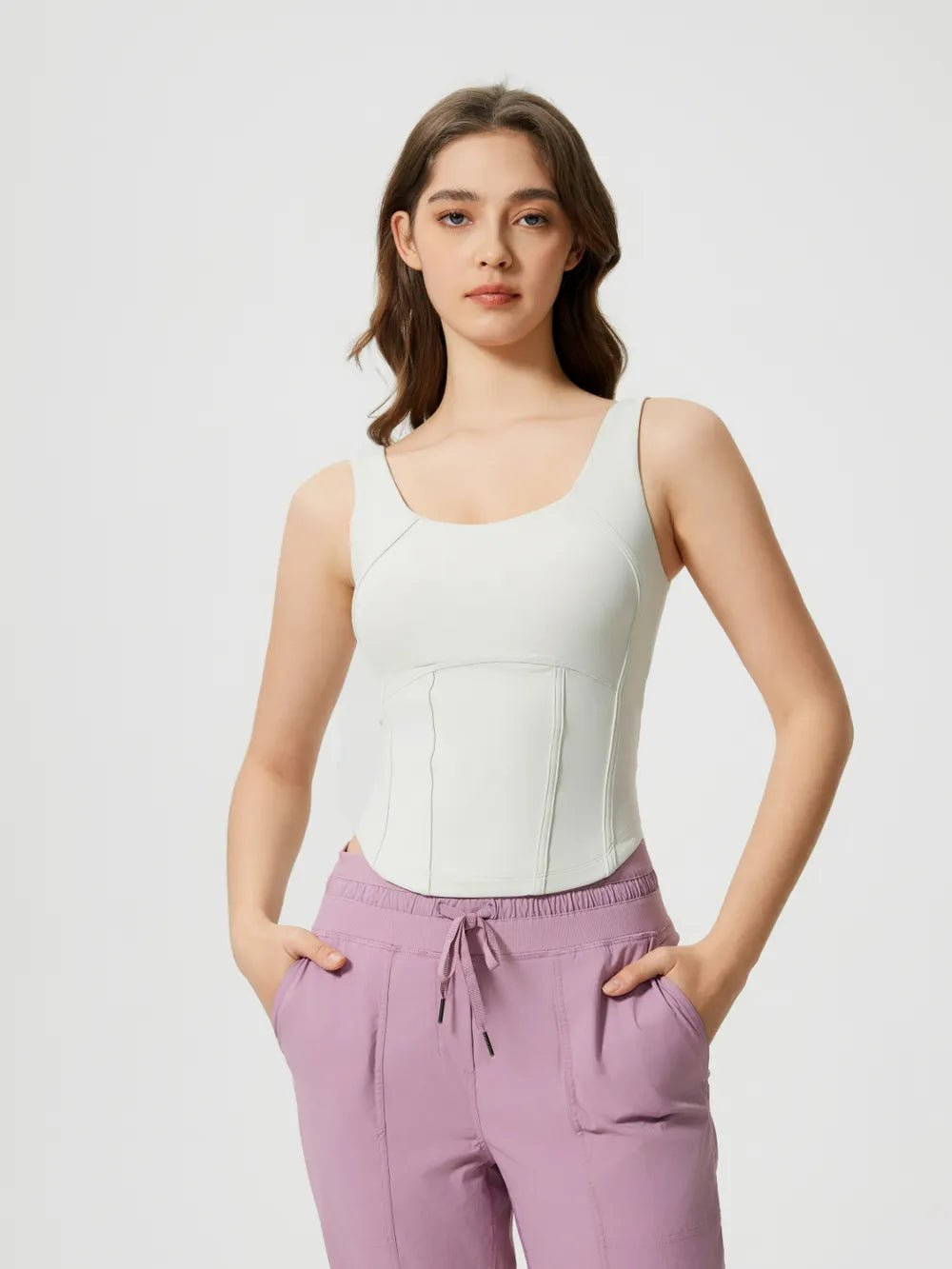 Corset style tank top
