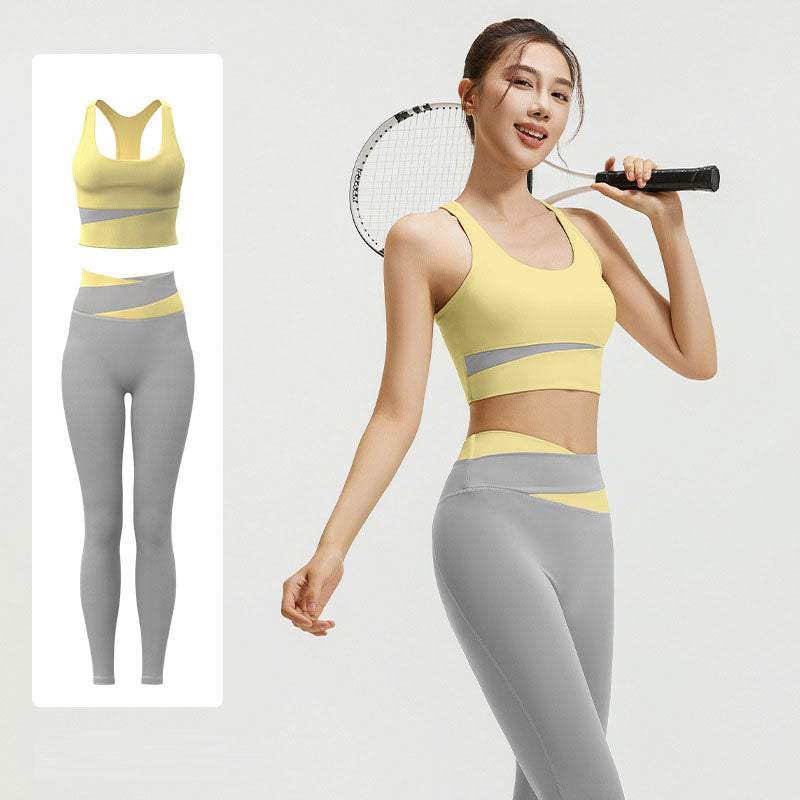 Matching Set - Racerback Sorts Bra and Leggings