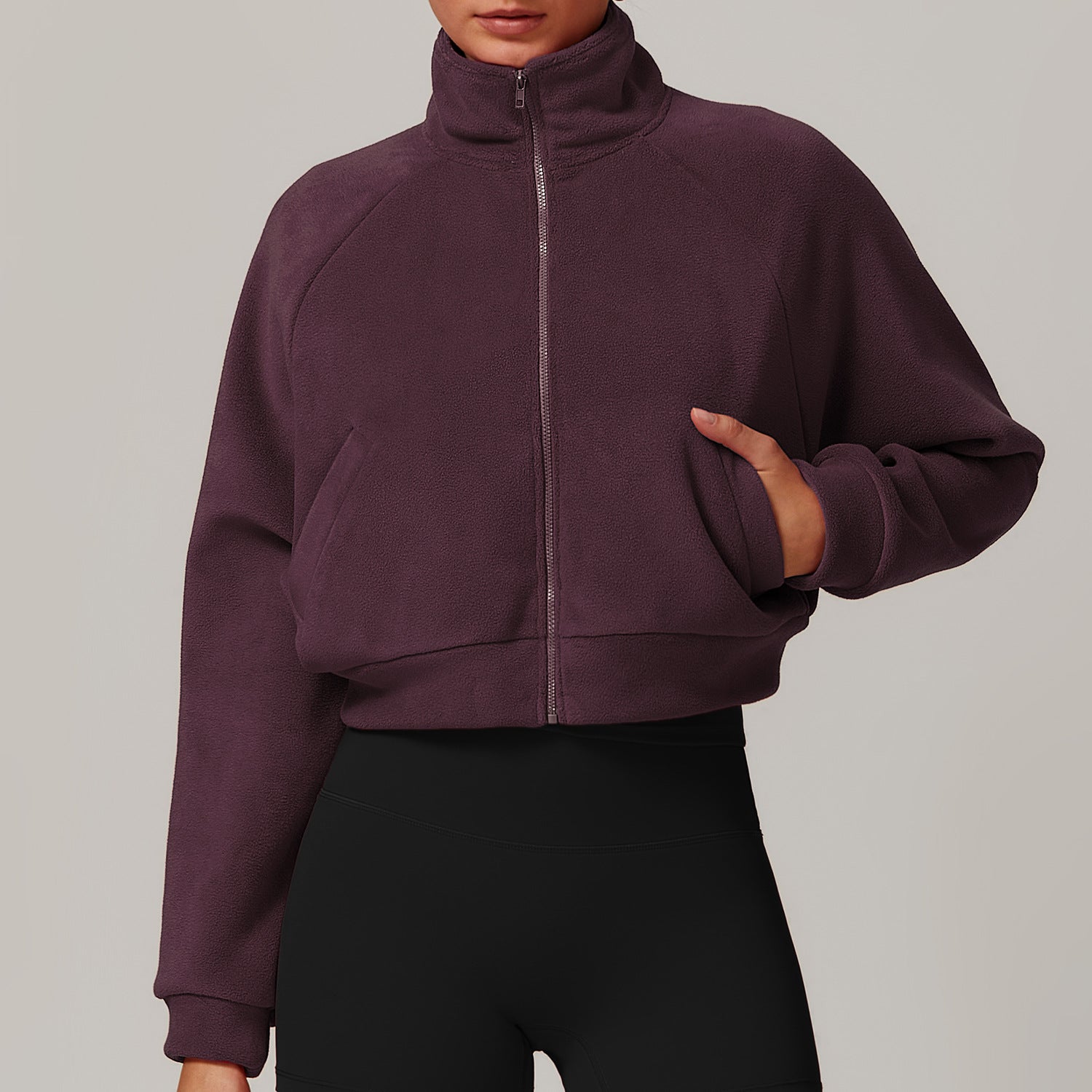 Cozy fleece jacket