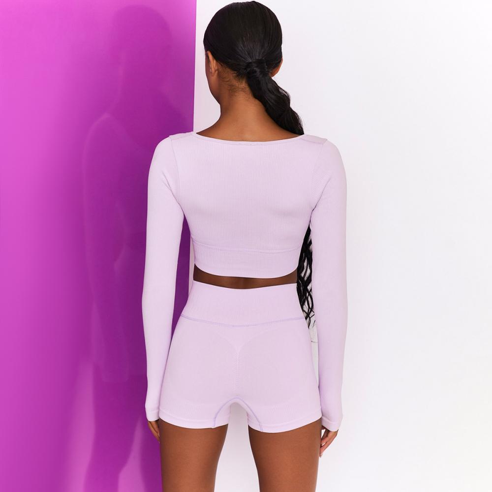 High Waist Seamless Yoga Set Women Two Piece