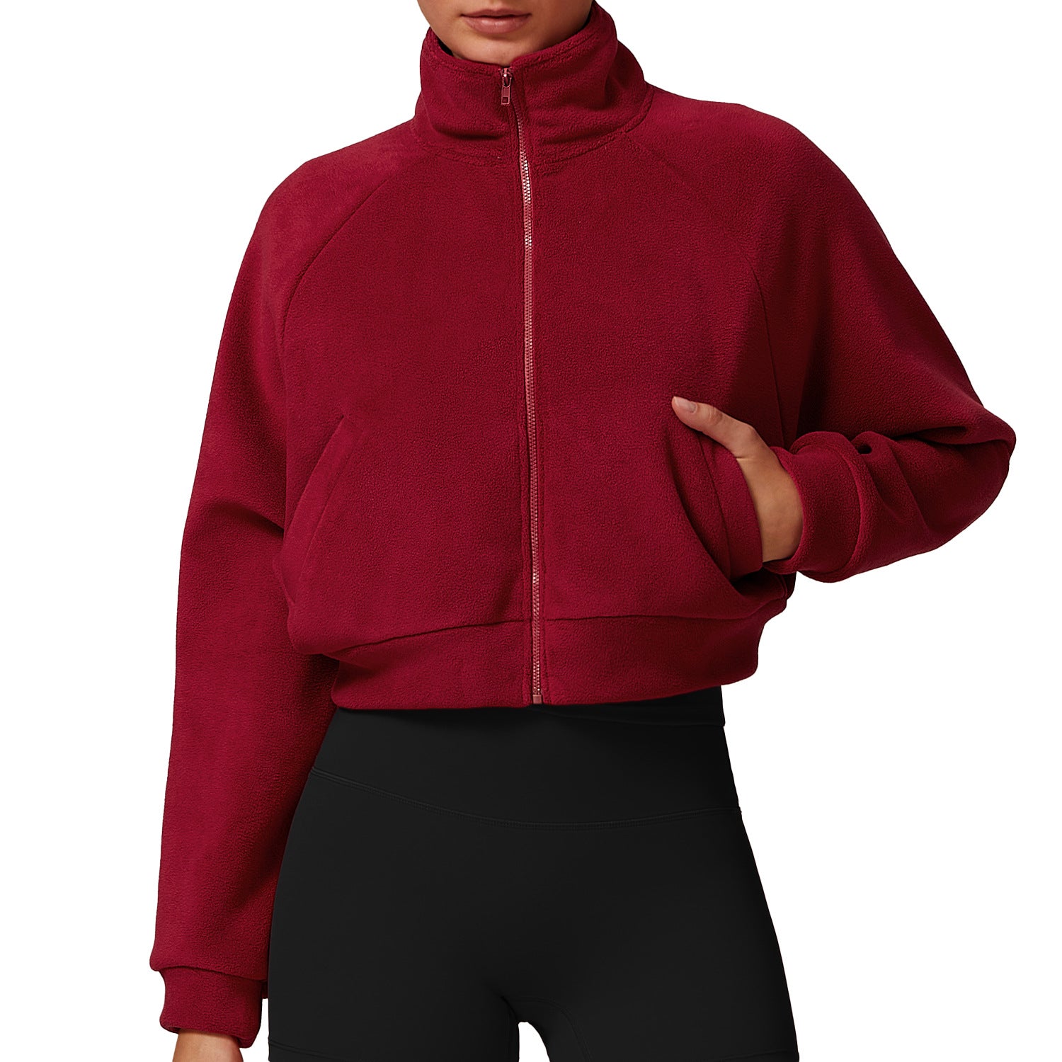 Cozy fleece jacket