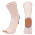 Two Toe Yoga Socks Silicone Non Slip Quick-Dry Pilates Sock Foot Heel Cotton Ventilation Ballet Dance Sock