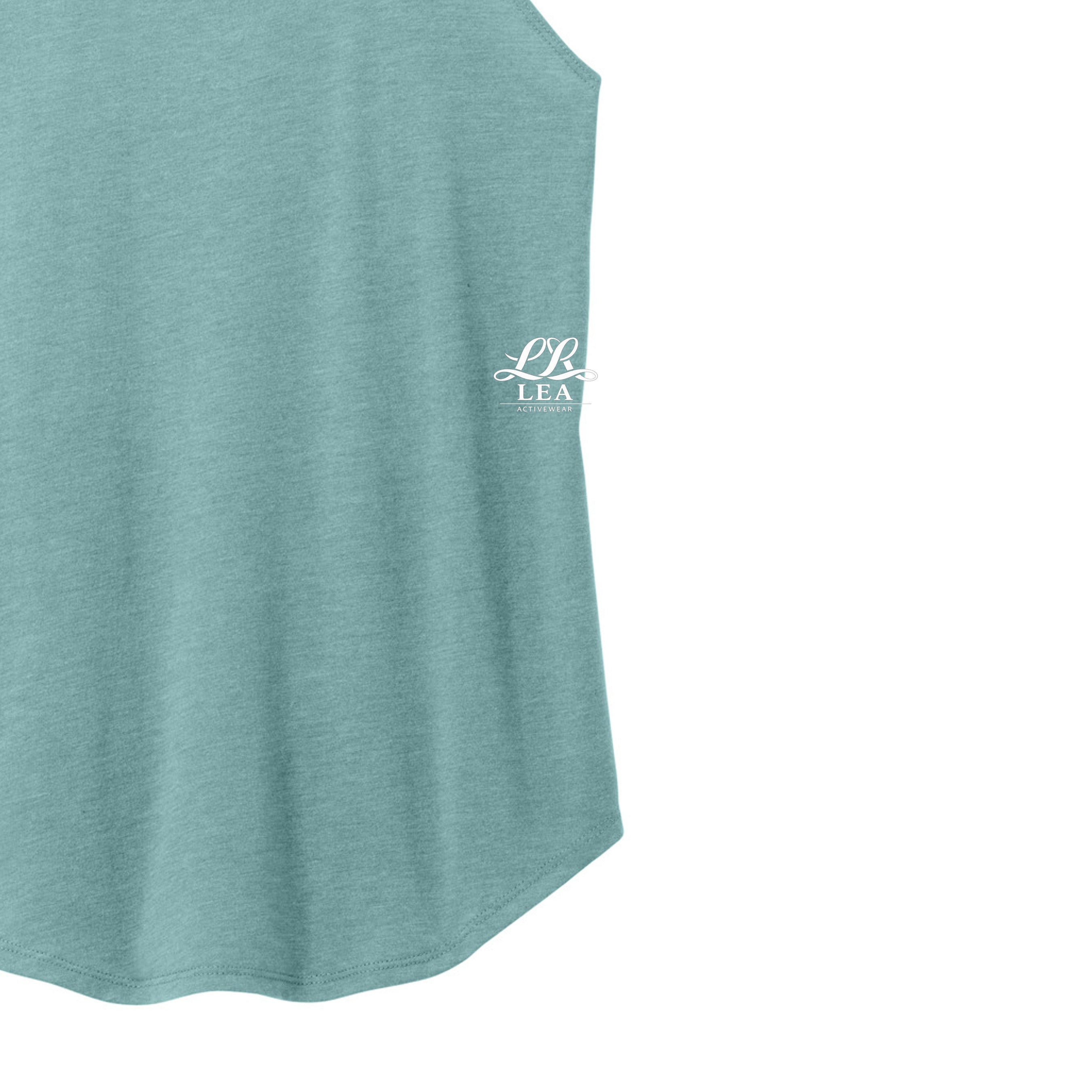Heathered Eucalyptus Blue - DT137L - FRONT